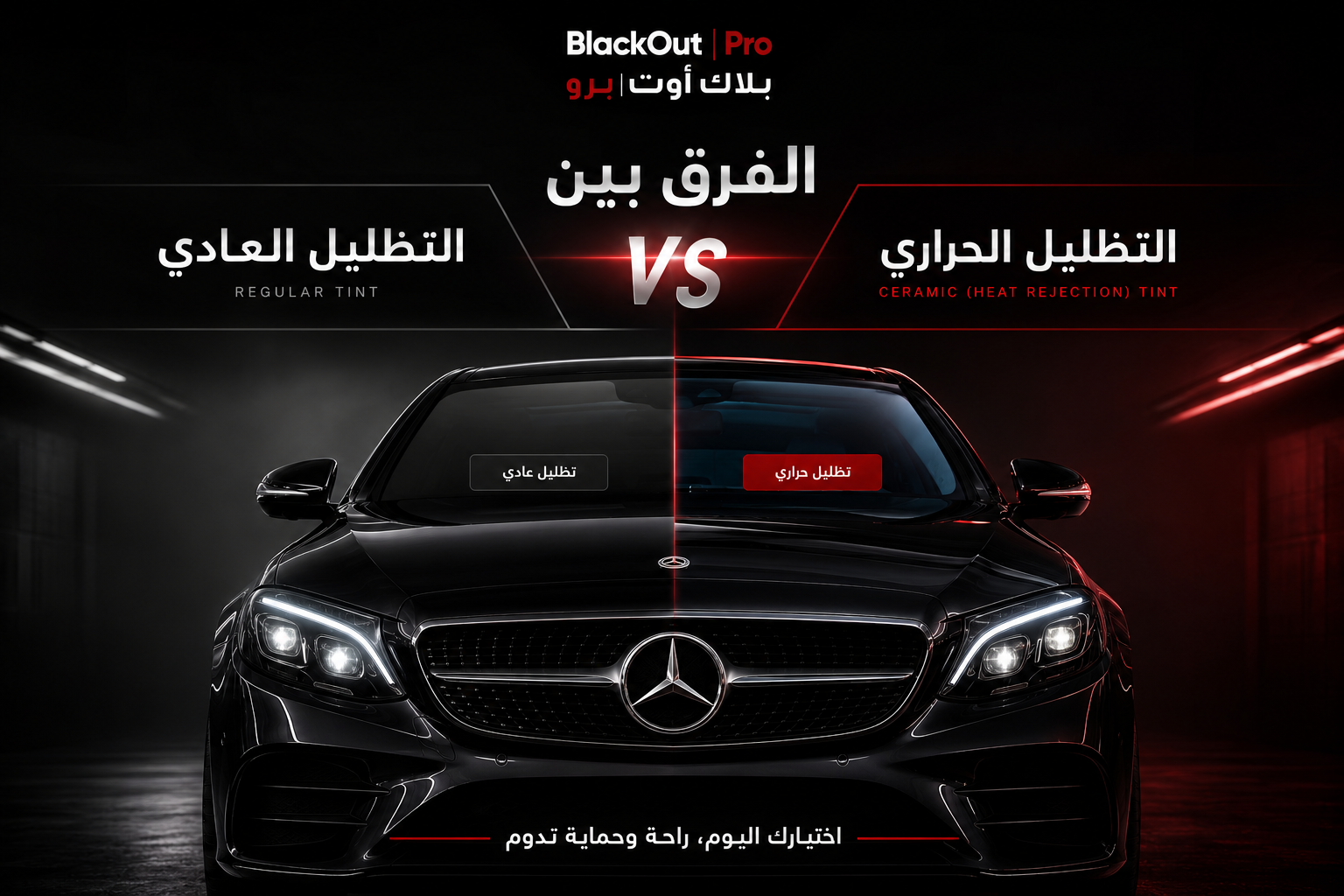 The Difference Between Regular Tinting and Thermal Tinting (Nano Ceramic) 2026 | BlackOutPro